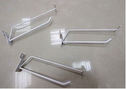 Гачок в економпанель на 150мм. d4мм з цінникотримачем